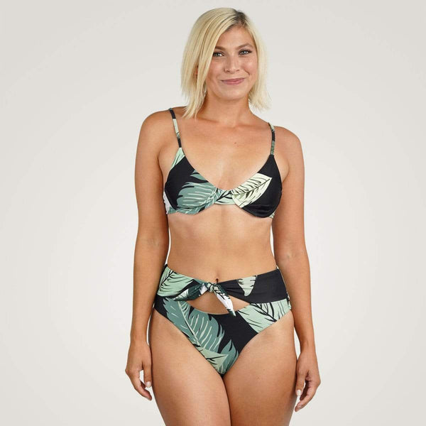 Aldina Tropical Leaf Print Bikini