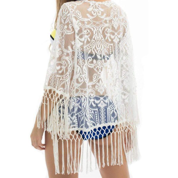 Lia Lace Tassel Cover Up - Swimberry